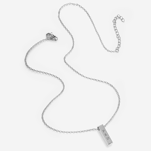 Collar Bloque con Texto personalizado