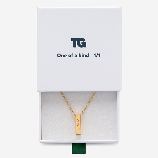 Collar Bloque con Texto personalizado