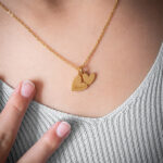 Miniatura de Collar Corazones con Texto personalizado