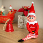 Muñeco Elfo Decorativo de Navidad con Certificado de Adopción y Nombre personalizado Miniatura de Muñeco Elfo Decorativo de Navidad con Certificado de Adopción y Nombre personalizado