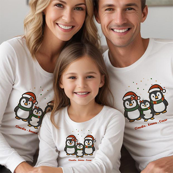 Pijama Animales de Navidad con Texto personalizado