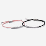 Miniatura de Pulsera de Mujer Trenzada con Texto personalizado
