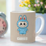 Miniatura de Taza Muñeco Labubu con Nombre personalizado