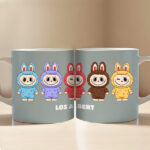 Miniatura de Taza Muñeco Labubu con Nombre personalizado