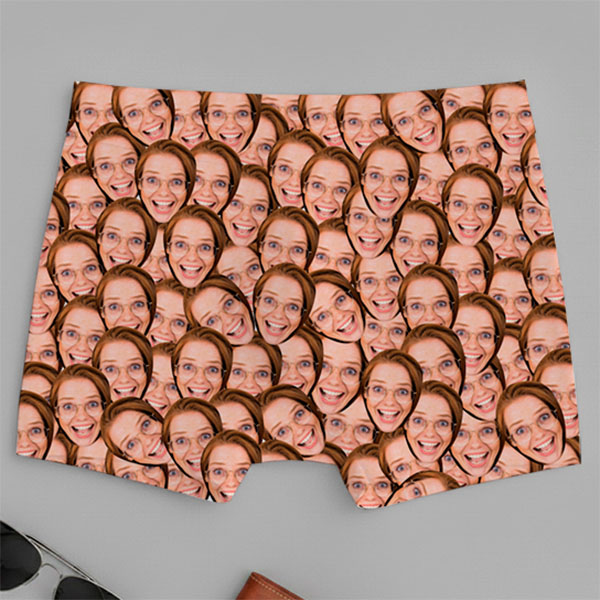 Calzoncillo con Caras de Foto personalizada