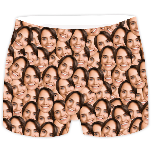 Calzoncillo con Caras de Foto personalizada
