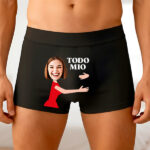 Miniatura de Calzoncillo con Frase "Todo Mío" y Foto personalizada