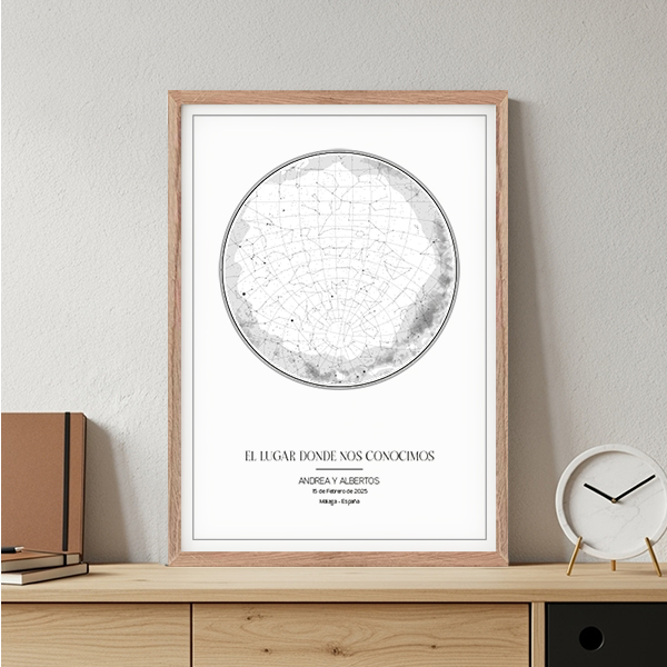 Póster Mapa Estelar personalizado