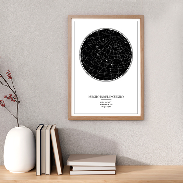 Póster Mapa Estelar personalizado