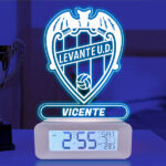 Miniatura de Reloj Despertador con Luz Escudo Levante Personalizado