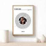 Miniatura de Póster con Letra Canción Spotify en Espiral y tu Foto personalizada