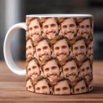 Miniatura de Taza con Caras de Foto personalizada