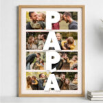 Póster Papá Vertical con Fotos personalizadas Miniatura de Póster Papá Vertical con Fotos personalizadas