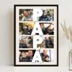 Miniatura de Póster Papá Vertical con Fotos personalizadas
