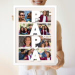 Miniatura de Póster Papá Vertical con Fotos personalizadas