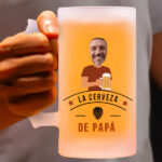Miniatura de Jarra de Cerveza de Papá con Foto personalizada