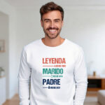 Miniatura de Pijama Leyenda, Marido y Padre con Texto personalizado