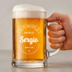 Jarra de Cerveza para El Mejor Papá con Textos personalizados Miniatura de Jarra de Cerveza para El Mejor Papá con Textos personalizados