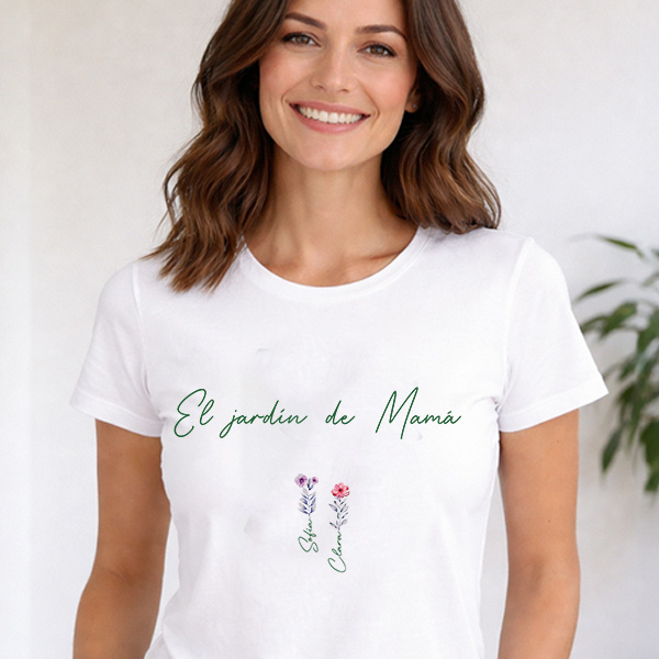 Pijama el Jardín de Mamá con Nombres personalizados