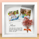 Marco con Flores y Fotos personalizadas Miniatura de Marco con Flores y Fotos personalizadas