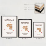 Miniatura de Póster Puzzle para Mamá con Nombres Personalizados