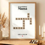 Miniatura de Póster Scrabble con Nombres personalizados
