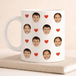 Miniatura de Taza con Corazones y Fotos personalizadas
