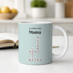 Miniatura de Taza con diseño Scrabble con Nombres personalizados