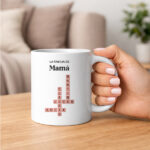 Miniatura de Taza con diseño Scrabble con Nombres personalizados