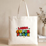 Tote Bag Super Profe con Nombres personalizados Miniatura de Tote Bag Super Profe con Nombres personalizados
