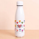 Miniatura de Botella para Profes con Corazones y Nombres personalizados