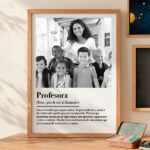 Miniatura de Póster Definición de Profe en Blanco y Negro con Fotos personalizadas