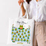Miniatura de Tote Bag para Profes con Ranitas y Nombres personalizados