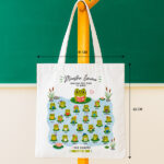Miniatura de Tote Bag para Profes con Ranitas y Nombres personalizados