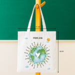 Miniatura de Tote Bag Planeta para Profes con Nombres personalizados
