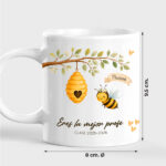 Miniatura de Taza para Profes con Abejitas y Nombres personalizados