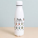 Miniatura de Botella para Profes con Muñequitos y Nombres personalizados