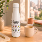 Miniatura de Botella para Profes con Muñequitos y Nombres personalizados