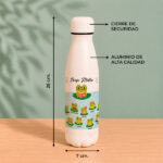 Miniatura de Botella para Profes con Ranitas y Nombres personalizados