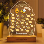 Lámpara para Profe con Abejitas y Nombres personalizados Miniatura de Lámpara para Profe con Abejitas y Nombres personalizados