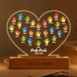 Lámpara Manos para Profe con Nombres personalizados Miniatura de Lámpara Manos para Profe con Nombres personalizados