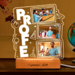 Miniatura de Lámpara para Profe con 3 Fotos personalizadas