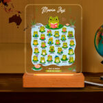 Miniatura de Lámpara para Profe con Ranitas y Nombres personalizados