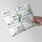 Miniatura de Papel de Regalo para Profes de Colores con Nombre personalizado