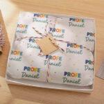 Miniatura de Papel de Regalo para Profes de Colores con Nombre personalizado