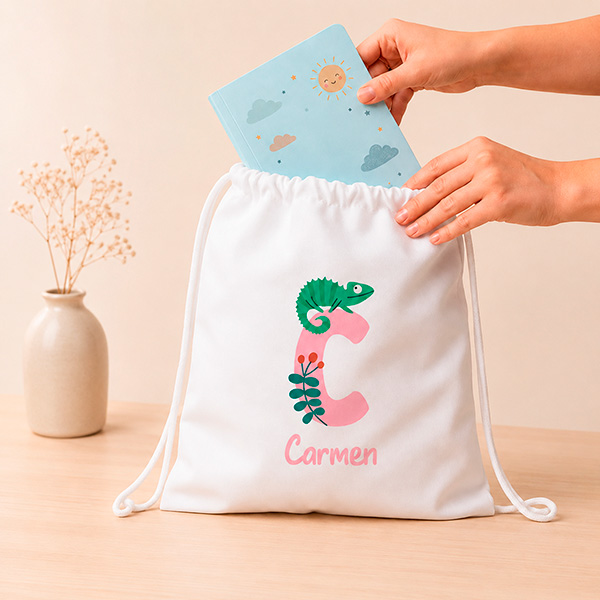 Mochila Saco Infantil Inicial personalizada
