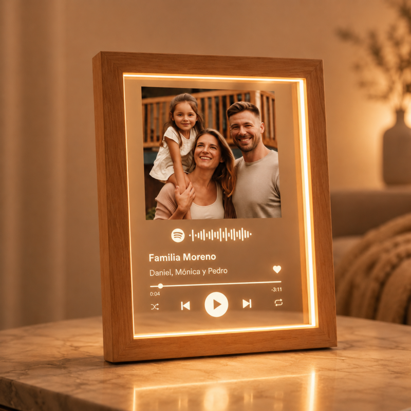 Placa Spotify personalizada