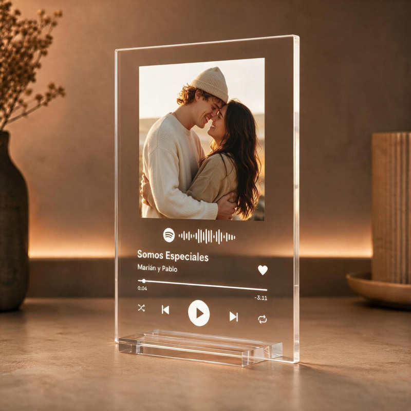 Placa Spotify personalizada