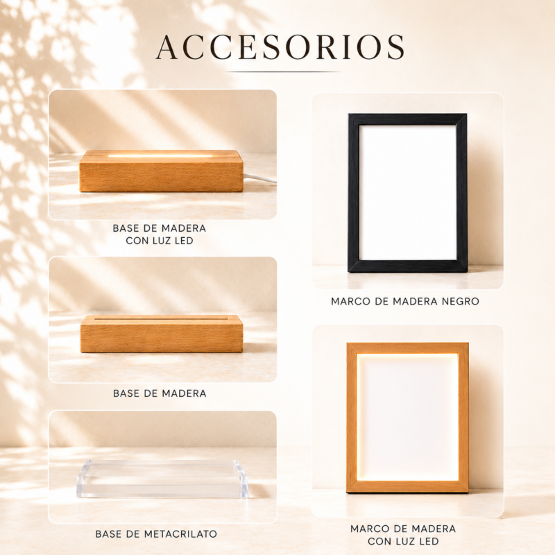 Lámpara Polaroid con Fotos personalizada