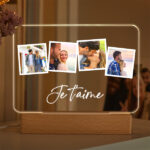 Vignette de Lampe Polaroid avec photos personnalisée